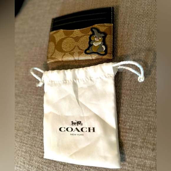Disney x Coach Thumper Card Holder New with dust bag - Picture 7 of 7